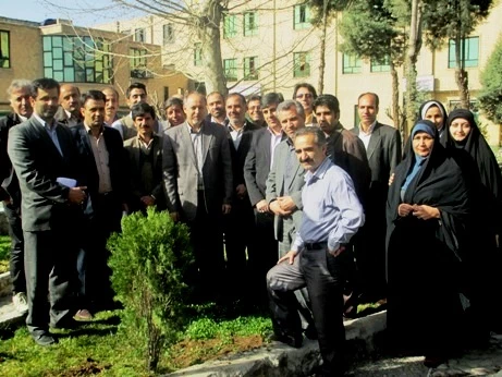 برگزاری مراسم درختکاری در پردیس حکیم فردوسی