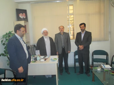 دیدار سرپرست و معاونان پردیس حکیم فردوسی با نماینده ولی فقیه و امام جمعه شهرستان فردیس