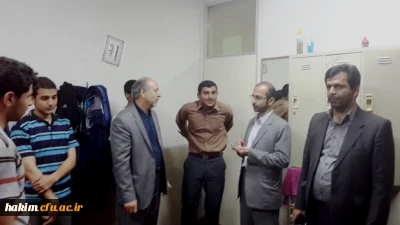 بازدید سرپرست و معاون آموزشی پردیس از خوابگاههای دانشجویی
