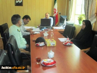 برگزاری جلسه با کارشناسان معاونت فرهنگی و اجتماعی نیروی انتظامی فردیس
