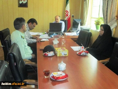 برگزاری جلسه با کارشناسان معاونت فرهنگی و اجتماعی نیروی انتظامی فردیس