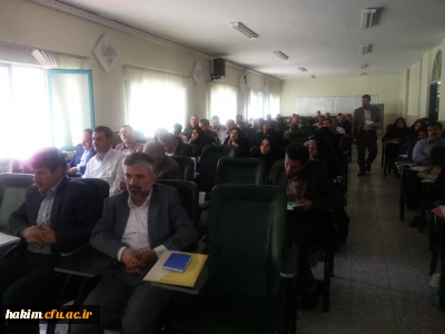 شرکت کارشناس مسئول آموزش پردیس حکیم فردوسی، سرکار خانم کوسیایی  در همایش معاونین آموزشی