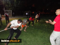 حضور پردیس حکیم فردوسی مسابقه  طناب کشی -ارومیه