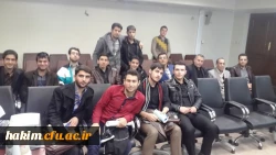 بازدید دانشجومعلمان پردیس حکیم فردوسی از مرکز فضایی البرز 3