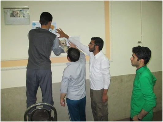 فضاسازی و مزیّن نمودن سالن خوابگاه ها 2