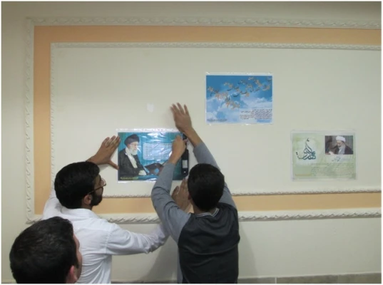 فضاسازی و مزیّن نمودن سالن خوابگاه ها 3