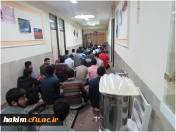 برگزاری نمازجماعت مغرب و عشاء در سالن خوابگاه ها 2