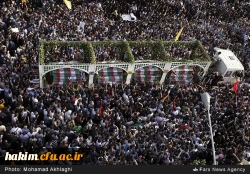 تشییع باشکوه پیکر پاک و مطهر 175 شهید غواض و 100 شهید گمنام هشت سال دفاع مقدس 2