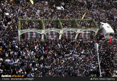 تشییع باشکوه پیکر پاک و مطهر 175 شهید غواض و 100 شهید گمنام هشت سال دفاع مقدس