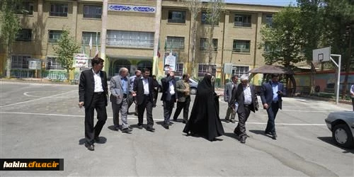 بازدید دکتر الهیار ترکمن ریاست محترم آموزش و پرورش عمومی و فنی و حرفه ای سازمان مدیریت برنامه ریزی کشور از پردیس امیر کبیر 3