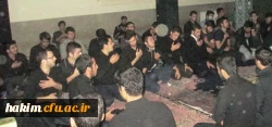 برگزاری مراسم عزاداری ماه محرم در خوابگاه پردیس
 4