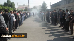 برگزاری مراسم عزاداری اساتید،کارکنان و دانشجویان پردیس فردوسی 3