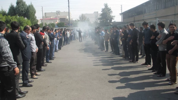 برگزاری مراسم عزاداری اساتید،کارکنان و دانشجویان پردیس فردوسی 3