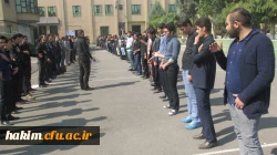 برگزاری مراسم عزاداری اساتید،کارکنان و دانشجویان پردیس فردوسی 4