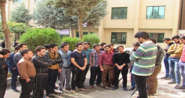 برگزاری کلاس آموزش اطفاء حریق اعضاء دانشجویی کانون جمعیت هلال احمر پردیس
 3