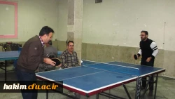 برگزاری مسابقات تنیس  در پردیس 9