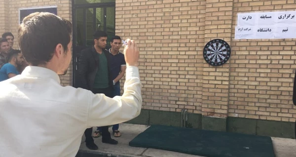 برگزاری مسابقه دارت و فوتسال دانشجویی در پردیس 2