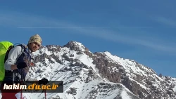 صعود مسئول گروه کوهنوردی پردیس حکیم فردوسی به قله سکه نو 3