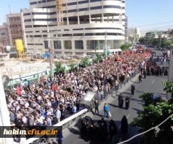 تشییع پیکر مطهر شهید مدافع حرم استان البرز 3