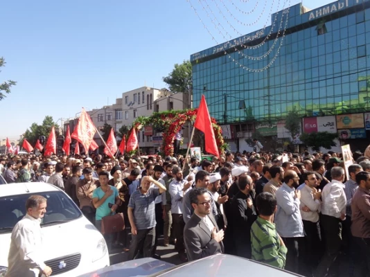 تشییع پیکر مطهر شهید مدافع حرم استان البرز 4