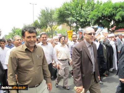 شرکت مسئولان و کارشناسان پردیس در روز جهانی قدس