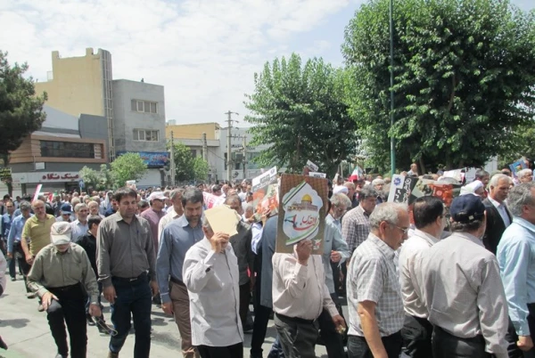 شرکت مسئولان و کارشناسان پردیس در روز جهانی قدس 4