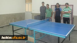برگزاری مسابقه تنیس روی میز به مناسبت گرامیداشت هفته تربیت بدنی 2