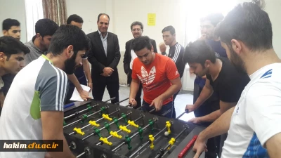 برگزاری مسابقات فوتبال دستی به مناسبت هفته تربیت بدنی