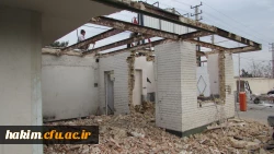 آغاز بازسازی و بهسازی سردر و نمای بیرونی پردیس حکیم فردوسی البرز 2