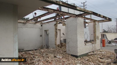 آغاز بازسازی و بهسازی سردر و نمای بیرونی پردیس حکیم فردوسی البرز