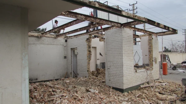 آغاز بازسازی و بهسازی سردر و نمای بیرونی پردیس حکیم فردوسی البرز 2