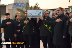 شرکت سرپرست پردیس در مراسم تشییع پیکر شهید گمنام 3