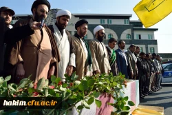 شرکت سرپرست پردیس در مراسم تشییع پیکر شهید گمنام 5