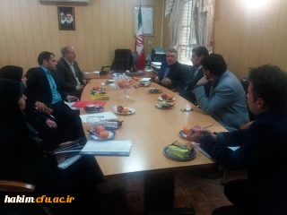 بازدید مدیر کل نظارت ارزیابی سازمان مرکزی از پردیس حکیم فردوسی