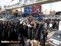 شرکت در مراسم تشییع شهید گمنام 2