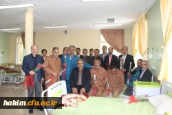 ملاقات سرپرست پردیس و دانشجویان با جانبازان اعصاب و روان 4