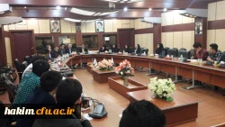 نشست صمیمی دانشجویان با کادر معاونت آموزشی و اعضای گروه آموزشی 2