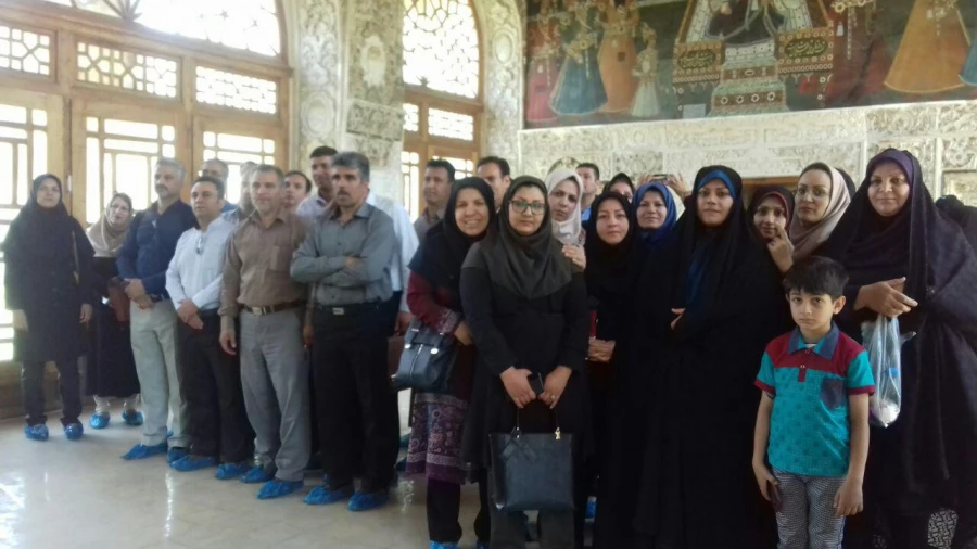 بازدید دانشجویان کارشناسی ناپبوسته از کاخ موزه سلیمانیه 3