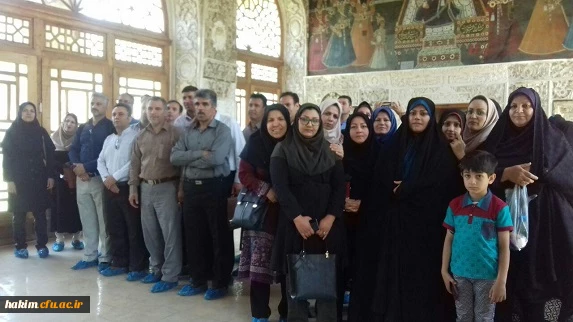 بازدید دانشجویان کارشناسی ناپبوسته از کاخ موزه سلیمانیه 2