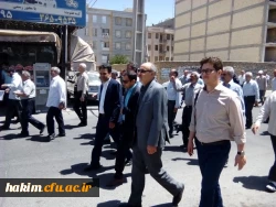 شرکت  مسئولین پردیس در راهپیمایی روز قدس 4