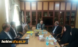 بازدید جناب آقای دکتر تاجیک اسماعیلی قائم مقام دانشگاه از پردیس حکیم فردوسی البرز 4