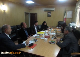 برگزاری جلسه مشترک اداره بهداشت و درمان شهرستان فردیس با مسئولین پردیس حکیم فردوسی