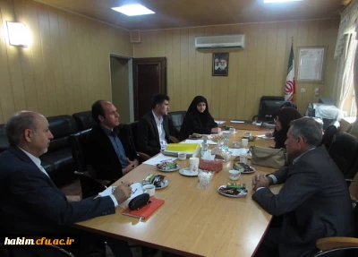 برگزاری جلسه مشترک اداره بهداشت و درمان شهرستان فردیس با مسئولین پردیس حکیم فردوسی