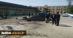 بازسازی محوطه پردیس حکیم فردوسی
 2