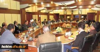 مراسم تودیع معاون توسعه منابع و امور دانشجویی