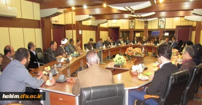 مراسم تودیع معاون توسعه منابع و امور دانشجویی