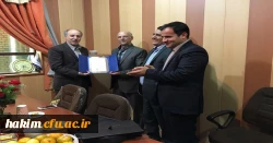 جلسه تودیع و معارفه مدیر پیشین و جدید گروه آموزشی پردیس حکیم فردوسی  2