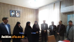 مراسم تکریم و معارفه مسئول حراست پردیس امیرکبیر 4