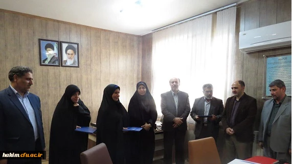 مراسم تکریم و معارفه مسئول حراست پردیس امیرکبیر 4