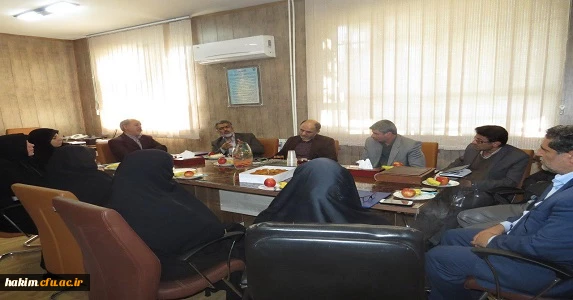 مراسم تکریم و معارفه مسئول حراست پردیس امیرکبیر 6